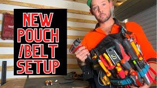 Makita Tool Belt and Pouch. Electricians every day carry setup