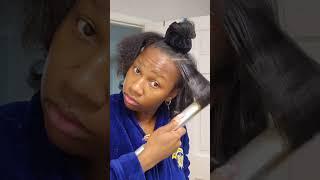 Natural Hairstyles for Beginners #naturalcurls #hairstyles #naturalhairstyles #curlyhair #flatiron
