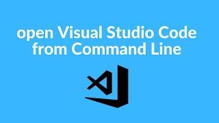 How to open VS Code in Current Folder using Command Prompt