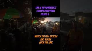 Life is an adventure!Philippines Angeles, Cebu Island, Manila. two  wheelchair man