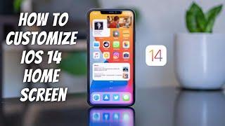 How To Customize iOS 14 Home Screen   Customize iOS 14 Aesthetic, Layout, Apps, Pages & Widgets! 