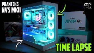 PC BUILD TIME LAPSE - PHANTEKS NV5 MK2 (7800X3D + 7900 XT)