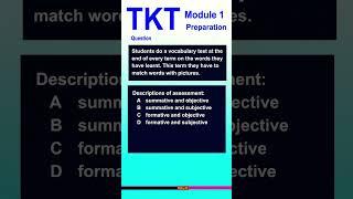 TKT Module 1 Practice Test with Answers