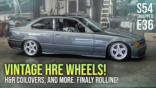 The E36 Get Some SICK Vintage HRE 525 Wheels!