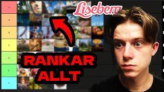 Rankar ALLT på Liseberg - Tier List