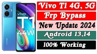 Vivo T1 4G 5G (V2141) Android 14 Frp Bypass | New Trick 2024 | Reset Not Working/Reset Frp 100% Work