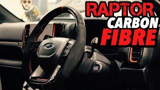 RANGER RAPTOR CARBON FIBRE STEERING WHEEL. Supercar style MODS !