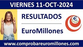 Resultado del sorteo EuroMillones del viernes 11 de octubre de 2024