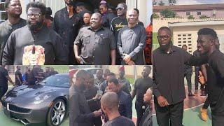 obofour clashes azuka and prophet badu kobi at Kennedy afreh poku's wife funeral hotcars and cash