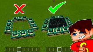 How to create End Portals In Minecraft Creative Mode  | Minecraft Hindi