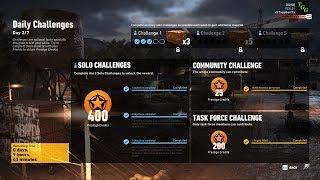 Ghost Recon Wildlands - Week 4 Daily Challenges Day 2/7 Solo 1-2-3 Plus TFC  | LIVE STREAM