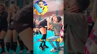 Zehra Gunes Cute Kiss  lala #shorts #viral #volleyball