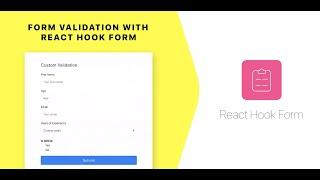 Easy Way of Form Validation with React Hook Form