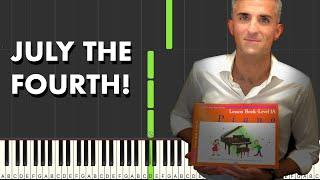 Alfred's Basic Piano Library Level 1A Lesson Book: "July the Fourth!" Synthesia Tutorial