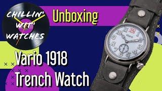 Is it too small?  Unboxing the Vario 1918 Trench Watch