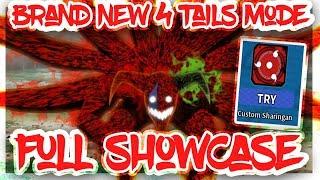 [HUGE NEW UPDATE]NEW 4 TAILS MODE FULL SHOWCASE|HOW TO MAKE YOUR OWN IN KG NRPG|ROBLOX Naruto Beyond