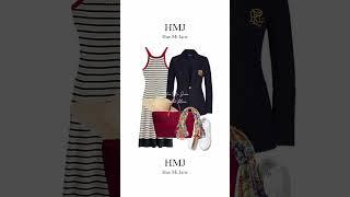 Rich Coastal Outfits | Nautical & Preppy #shortvideo