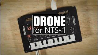 Let's make a DRONE with the KORG NTS-1