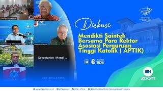 Diskusi Mendikti Saintek Bersama Para Rektor APTIK