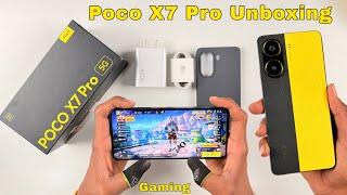 Poco x7 pro 5G unboxing and gaming test, Dimensity 8400 Ultra CPU, this is the best gaming phone