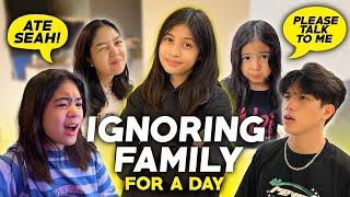 Ignoring My Family For a Day ( success ang galing ko haha ) | Chelseah Hilary