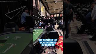 Poker player celebrates early... on another level #wsop2025 #pokerplayer