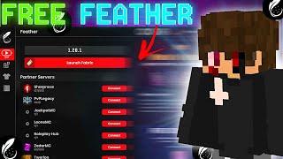 How To Play In Feather Client For FREE *Permanent* ! #minecraft #featherclient