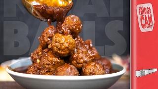 BBQ Sticky Meatballs Recipe | Sorted Food