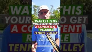 The Volley Secret Pros Use to Dominate the Net (Less Is More!) #shorts #tennisplayer #youtubeshorts