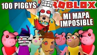 Mi Mapa Imposible en Piggy Roblox | 100 Piggys en mi Torre de Roblox | Juegos Roblox en Español