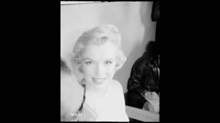 Marilyn Monroe and Arthur Miller close-up at Idlewild airport going to England July 1956. No sound