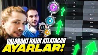 BU AYARLAR İLE RANK ATLAYACAKSINIZ | VALORANT !! @combatry