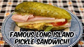 Let's Make A Long Island Pickle Sandwich!  Popular Viral Pickle Sandwich