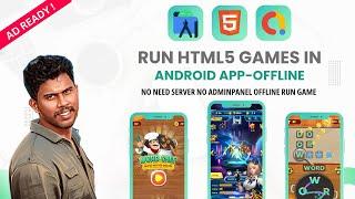 Step By Step HTML5  Game implement on android app  with admob ads | Run Html5 game on android app