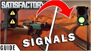 Train Signal Guide EVERYTHING Need To Know | Satisfactory Update 5