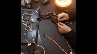 How to connect the 7 inches LED projector headlights for Jeep Wrangler
