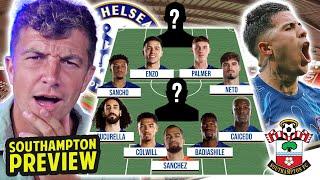 THE CHELSEA STARTING XI TO BEAT SOUTHAMPTON