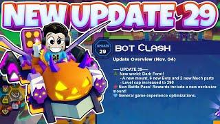 *NEW* Bot Clash Update 29 - New World Dark Forest - New Game pass, Mythical Bots, Mount