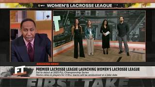 HISTORIC DAY FOR WOMEN'S SPORTS  WLL's Paul Rabil, Izzy Scane & Alex Aust Holman JOIN | First Take