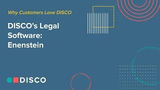 DISCO's Legal Software: Dan Gutenplan, Enenstein