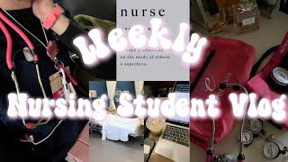 NURSING SCHOOL VLOG 🩺 | First Exam week | DID I PASS MY EXAMS ? | Clinicals & More!