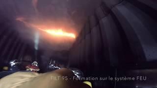 Le système FEU - FGI le "flash-fire" - brûlage caisson FEU RÉEL