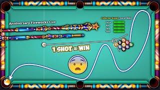 First SHOT = WIN = GOLDEN BREAK w ANNIVERSARY FIREWORKS CUE LEVEL MAX - GamingWithK 8 Ball Pool