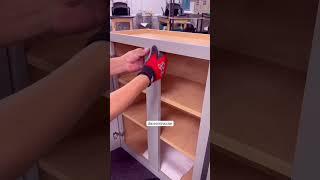 How to make base cabinet using wall cabinets