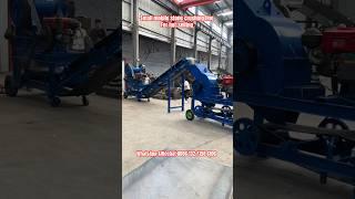 Diesel engines powered 10-20t/h mobile jaw crusher +hammer crusher mill, stone sand making machine