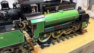 Aster Live Steam King Arthur Locomotive with Custom Whistle added!