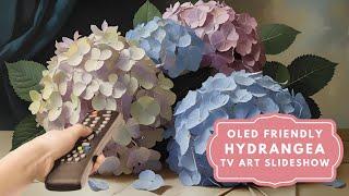 8hr Hydrangea TV Art Screensaver. 4K Frame TV Hack. Spring & Summer Vintage Style Floral Paintings.