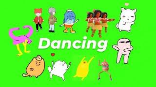 Animated Dancing GIF Green Screen Pack (Free Download)