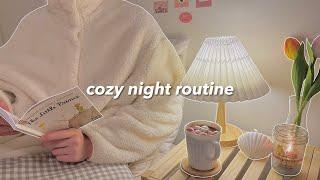 my night routine  | cozy & productive