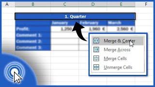 How to Merge Cells in Excel